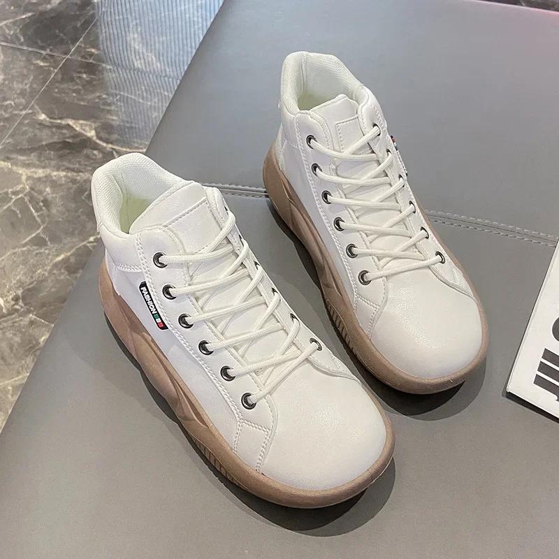 Women Platform Fur Sneakers 2025 Fashion Casual Warm Cotton Flats Shoes Winter Oxford Ladies Vulcanized Shoes Zapatillas Mujer