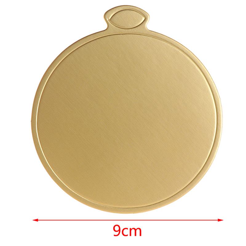 100Pcs/Set Round Cake Board Mousse Pad Card Dessert Baking Pastry Display Tray