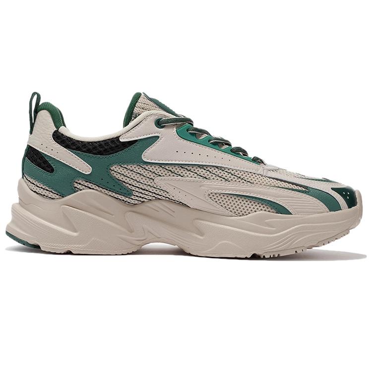 Li Ning Meteor Textile, Synthetic Leather Cushioning Slip Resistant Abrasion Resistant Rebound Low Top ARLS007-1