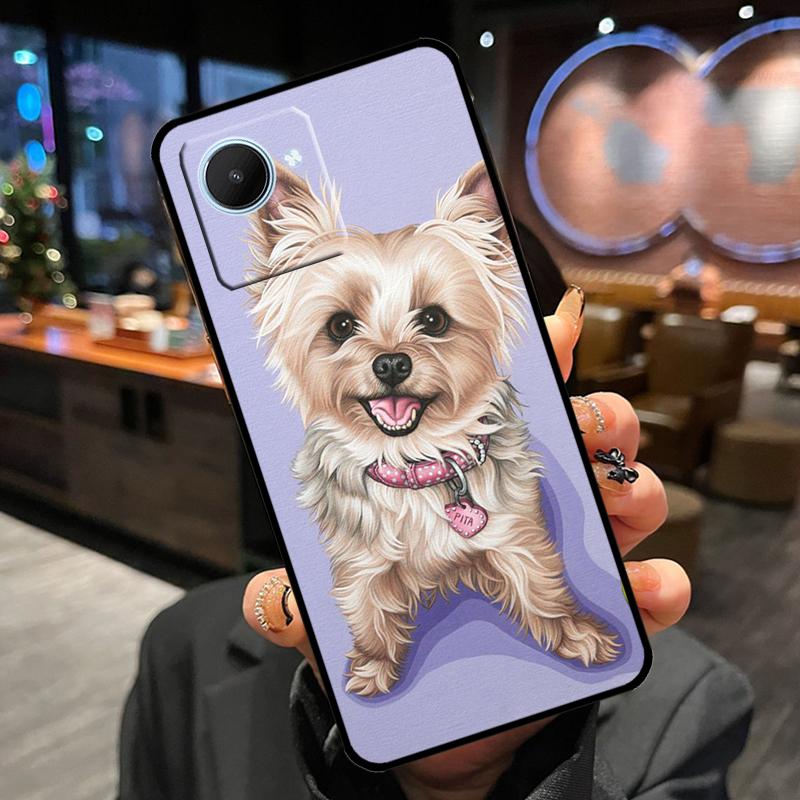Yorkshire Terrier Dog Case For Realme 14 Pro Plus 13 12 11 15 GT6 GT7 Pro C55 C51 C35 C53 C61 C65 C67 C63 C71 C75