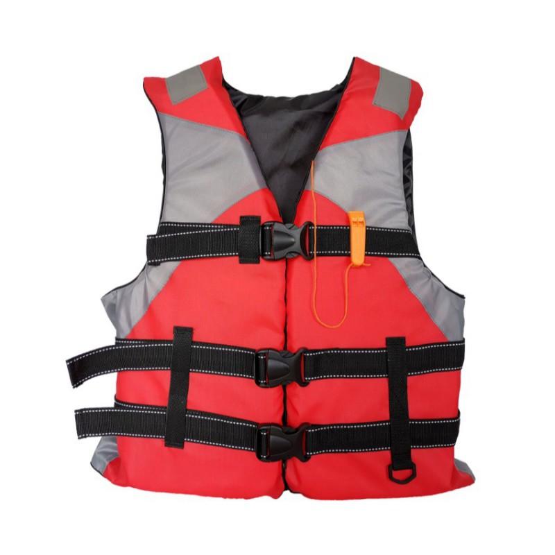 Adult Water Rescue Life Vest Portable Buoyancy Aid Kayaking Surfing Sea Fishing Oxford Fabric PFD S 30-40 kg