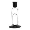 Iron Geometric Candlestick for Living Room Bedroom Dining Table Home Decor Wedding Party Craft Ornament Display