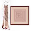 Elegant Striped Satin Square Scarf