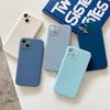 Applicable To Apple 15Promax Straight Edge Tpu Imitation Liquid Silicone Mobile Phone Case Iphone14 Protective Case 13 Soft Case