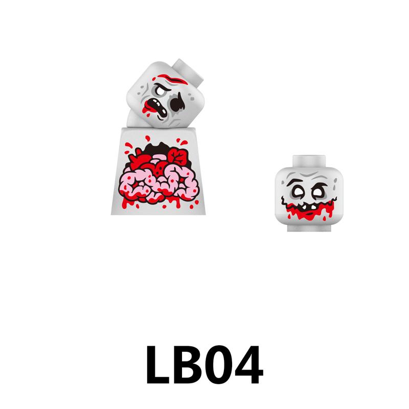 

Хоррор Хэллоуин Военный Ходячие мертвецы Солдат Фигурки Экшн Конструктор Армия Пехота Шлем Оружие Кирпичики Детская Игрушка Подарок