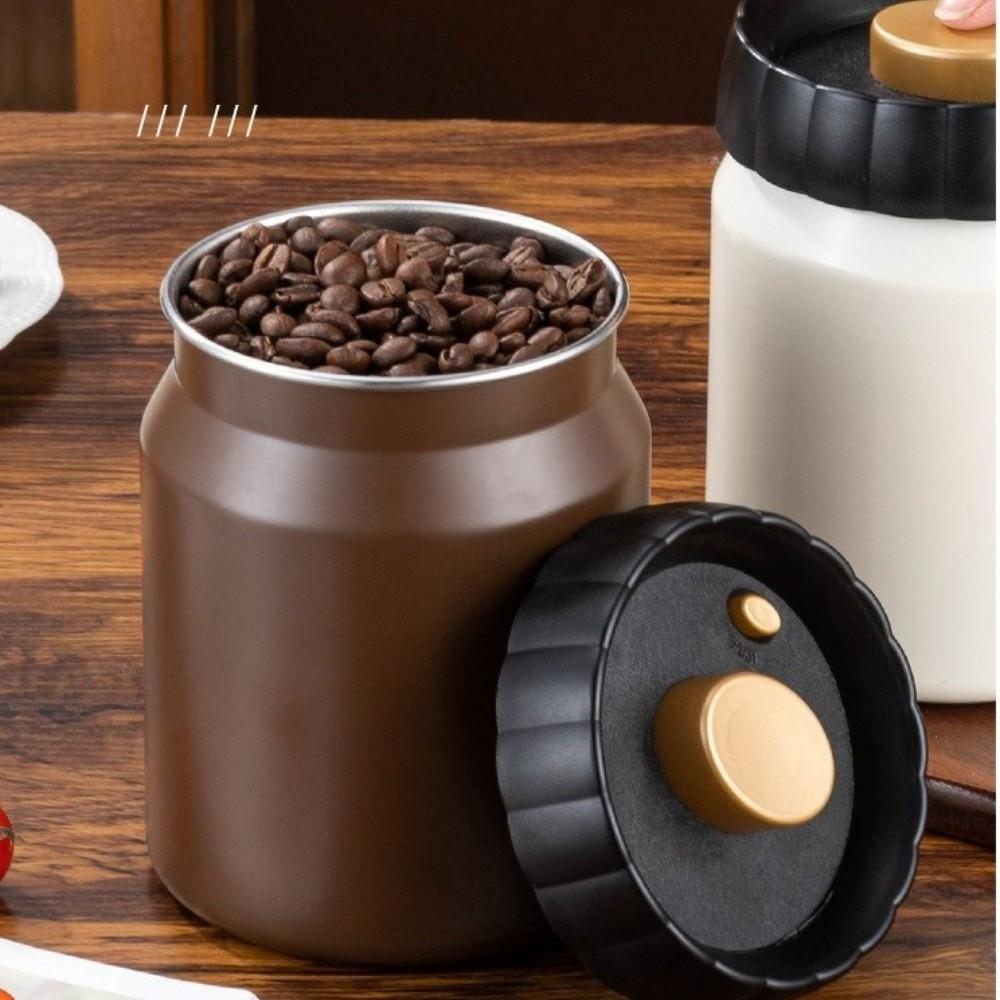 Moisture-Proof Vacuum Sealed Jar Large Capacity Coffee Bean Sealed Jar  Household Use