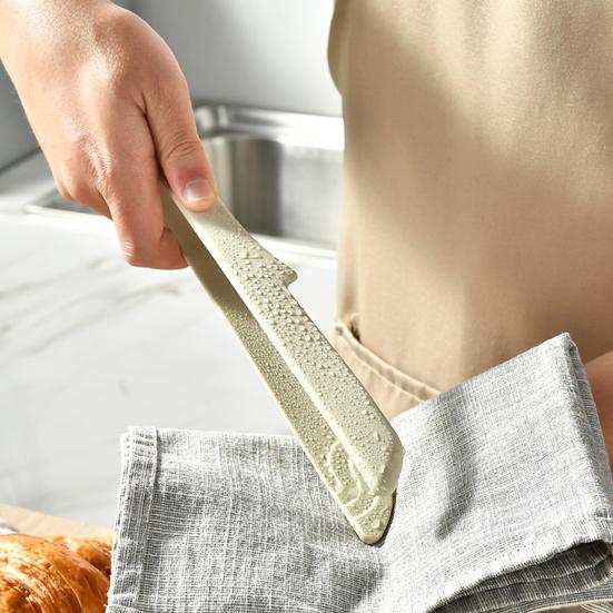 Non-Stick Silicone Tongs High Temperature Resistant Food Tongs Dishwasher Safe Kitchen Utensil for Grilling Steak Bread Food