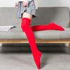Sexy Black White Soild Color Long Socks Women Over Knee Thigh High Over The Knee Stockings Lolita Ladies Girls Warm Knee Socks