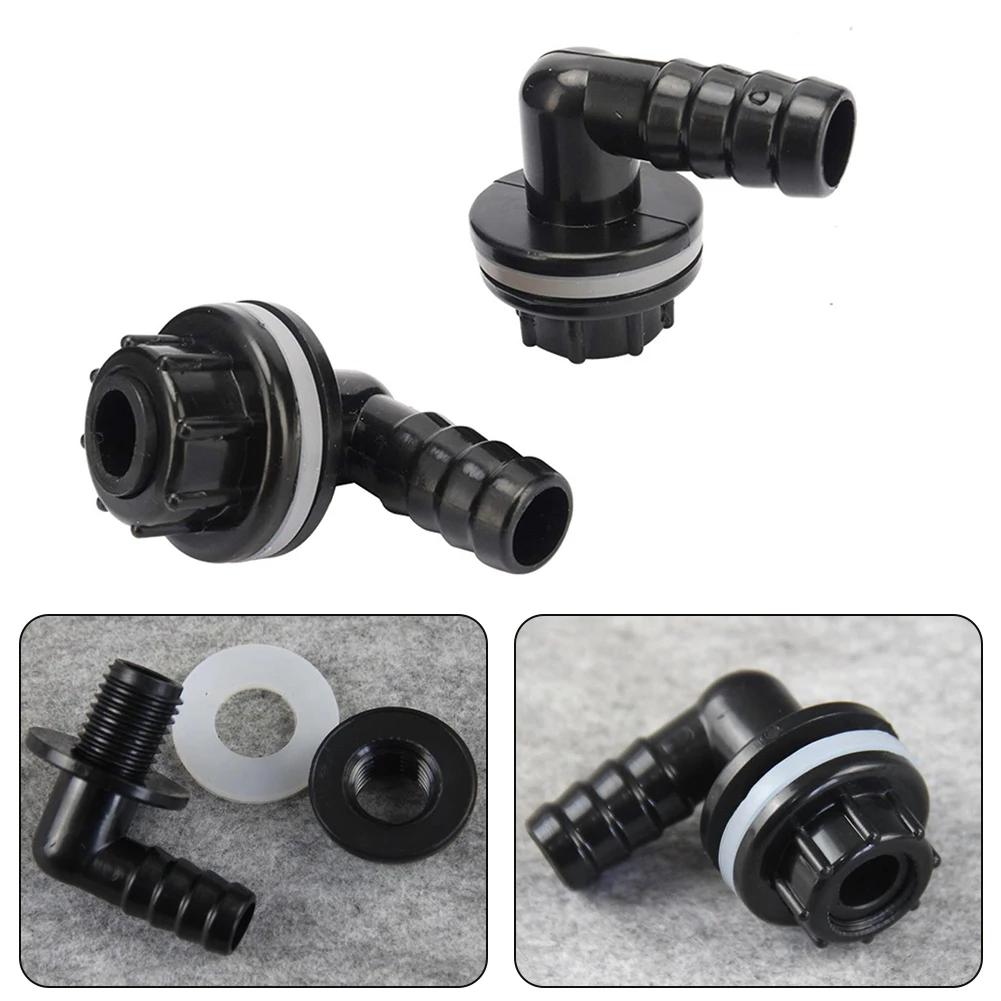3/8" To 14mm Elbow Connector Hose Nozzle For Water Tank Fish Tank Hose Joints Aquatic Pet Irrigation Water Pipe Drain Connectors