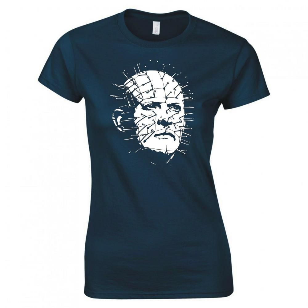 Inspired By Hellraiser Pinhead Horror Ladies Skinny Fit Tshirt S