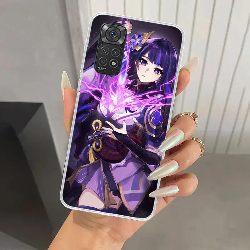 Raiden Shogun Genshin Impact Phone Case for Xiaomi Redmi Note 15 14 14S 13 12S 12 Pro 11S 11 Plus 11T 11E 10S Soft Funda Print S