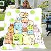 1pc Blanket Sumikko Gurashi1 Print Design, Lightweight Blanket for Sofa, Bed- Soft &Warm, Gift for All Seasons like Christmas, Halloween