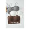 Thickened 4 Cm Chest Pad, Summer Ice Silk, Large U Back, Sling, Beautiful Back, Chest-wrapped Tube Top, No Steel Ring Backing, Underwear, Bra.