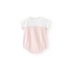 YEEHOO Baby Cotton Linen Short-Sleeve Romper