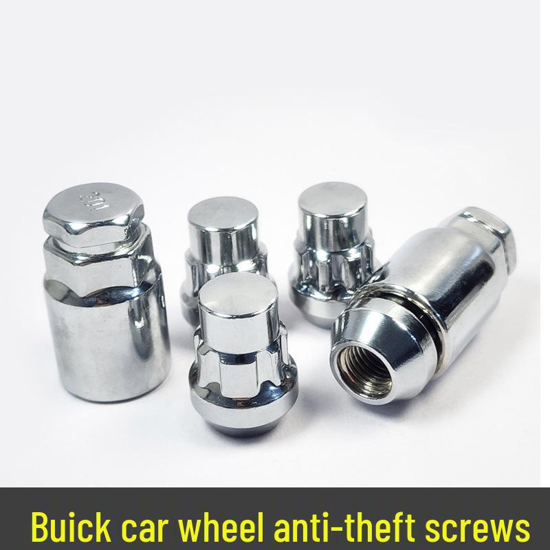 Anti-theft Wheel Hub Nuts for Toyota Corolla, Highlander, Camry, and Yaris