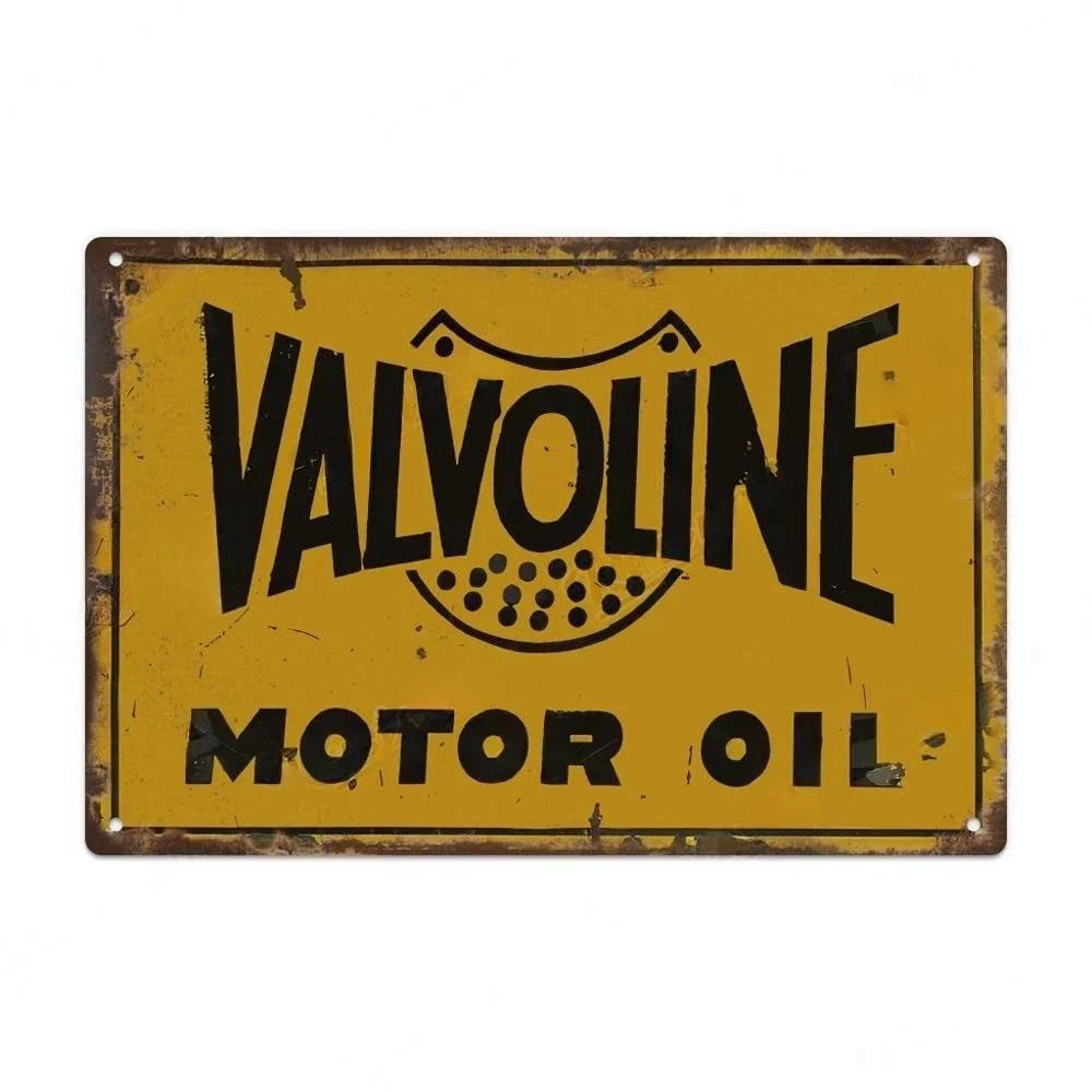 Car Gas Oil Sign Vintage Lubricant Metal Billboard Wall Plate Poster Decor Garage Auto Repair Shop Tin Sign Decorative Plaque
