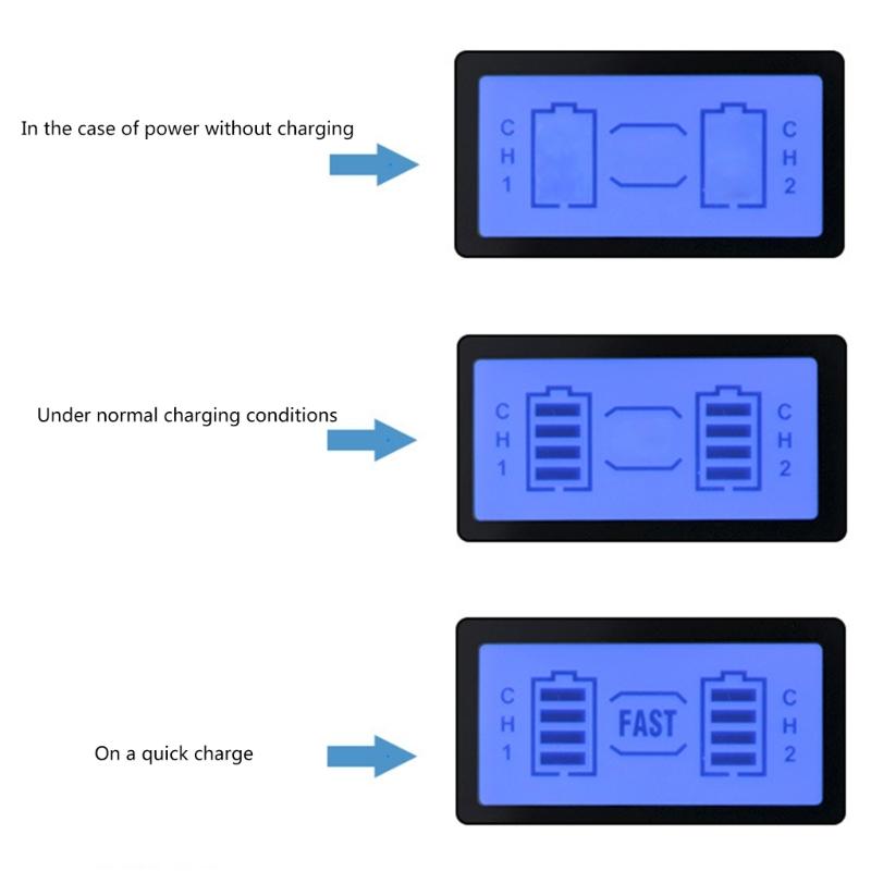 LCD USB Double Battery Charging Station for Arlo Pro/Arlo Pro 2 Wireless Home Security Camera System Batteries Charger