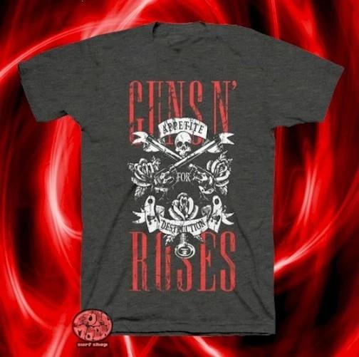 HOT New Guns N Roses Appetite for Destruction Classic Retro T-Shirt  RARE! Unisex T-Shirt S
