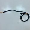 Used PRADA Prada Double Buckle Belt Black Narrow Belt for Women