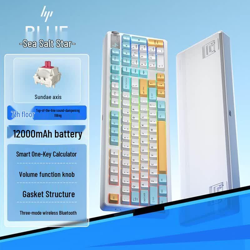 HP GT98 Tri-Mode Gasket Mechanical Keyboard