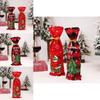 Christmas Scene Decoration Prop Green Monster Grinch Bottle Cover Cartoon Table Wine Bottle Decor