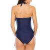 Women's One-piece Skirt Swimsuit Color Belly Covering Beach Swimsuit