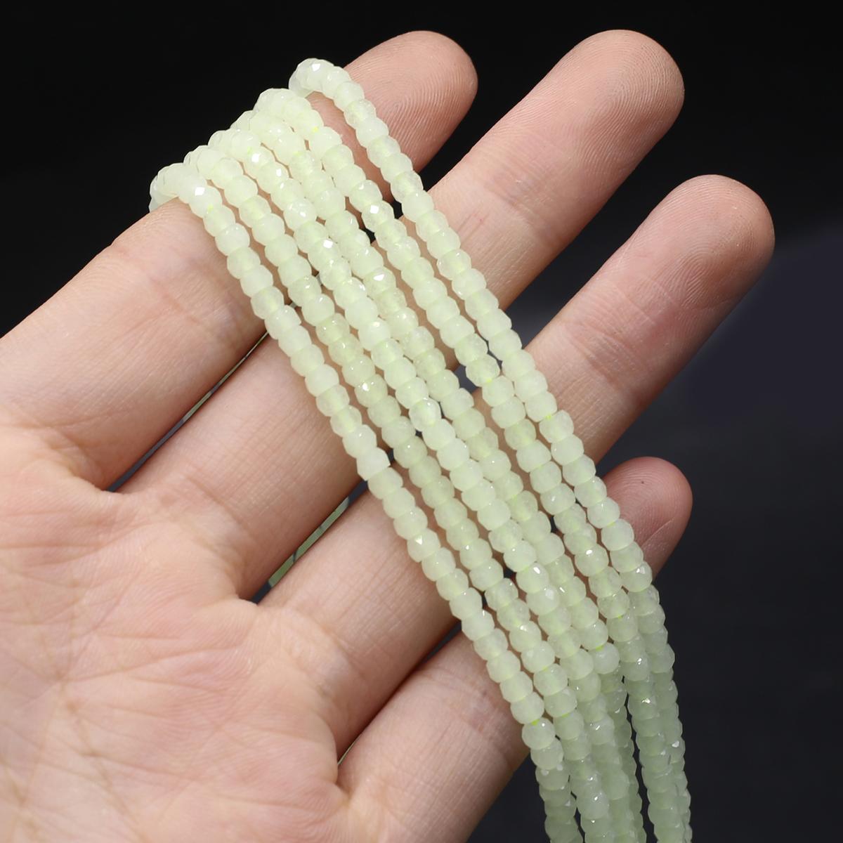 

Намистини з натурального каменю Грановані намистини Маленькі намистини у формі абака Підвіски для виготовлення ювелірних виробів Намисто своїми руками Браслет Сережки Аксесуар 2x3mm