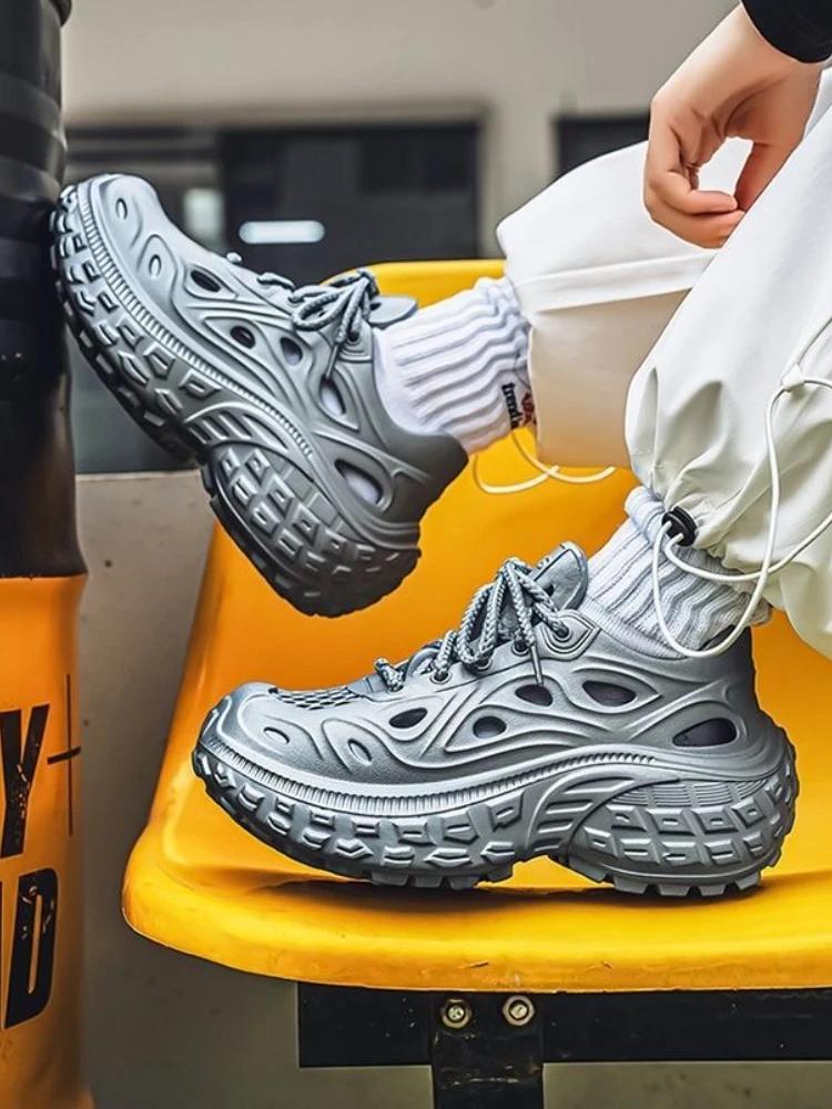 Hiking Male Shoe Outdoor Couple Trekking Pvc Luxury Designer Daily Use Adult Expensives Casual 39 Summer 2025 Trend Men's Sandal