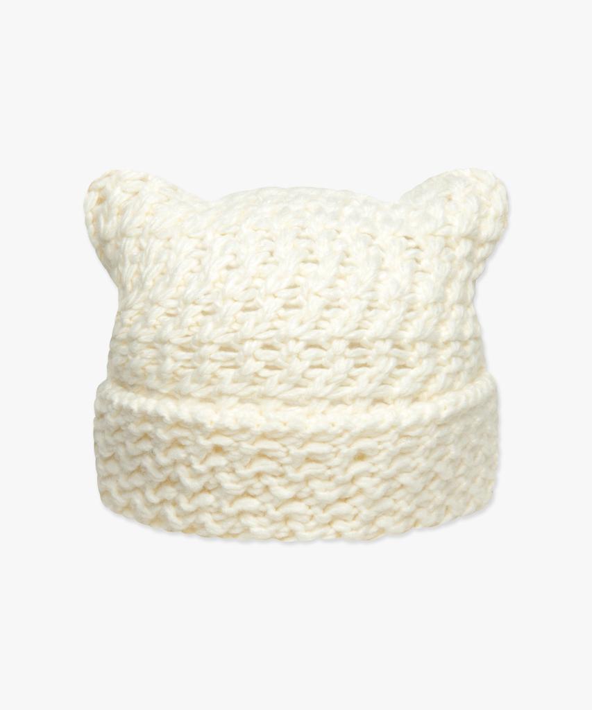 LMC Crochet Square Beanie Ivory