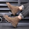 2024 Autumn Men's High-Top Casual Leather Retro Desert Boots - British Style
