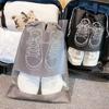 Portable Non-Woven Cloth Shoe Bags Waterproof Dustproof Travel Shoe Storage Bag Hanging Drawstring Packing Pouch Organizer