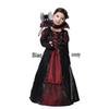 Girls Evil Queen Vampire Princess Halloween Cosplay Costume