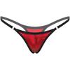 Womens Shiny Low Rise Micro Thong Elastic Waistband G String Underwear Bikini Swimwear
