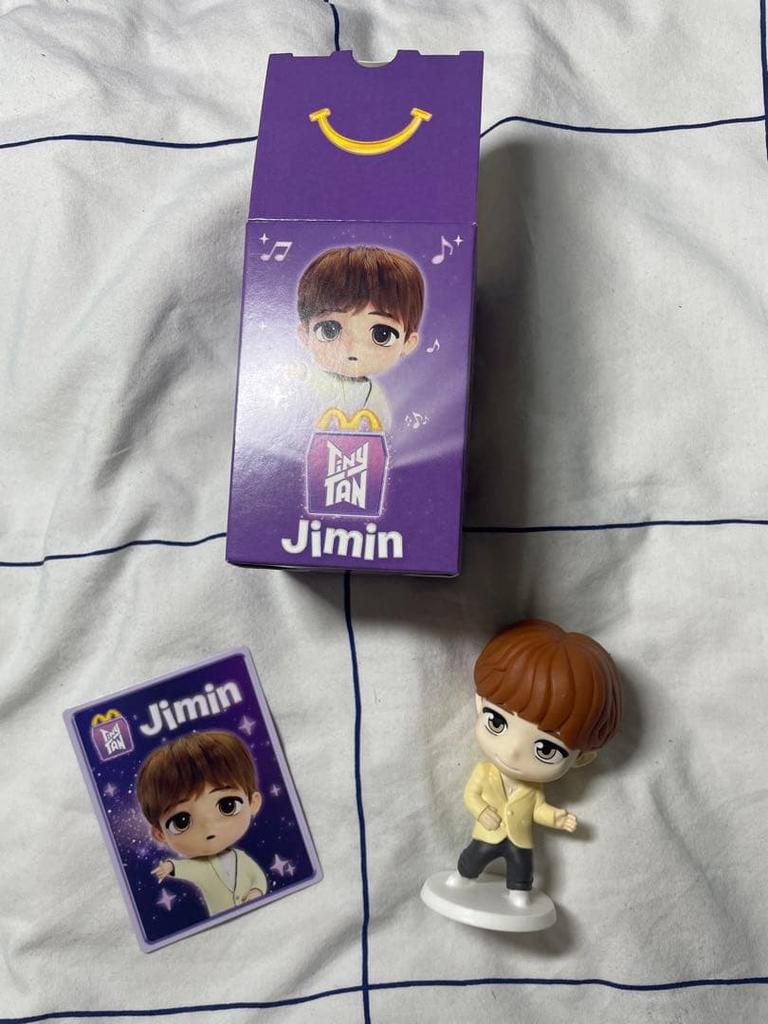 [USED] Korean McDonald's TinyTan BTS Full Members Not Available In Japan