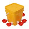 Automatic Chicken Waterer Cup with 12L Handheld Barrel Poultry Drinking Equipemnt for Goose Duck