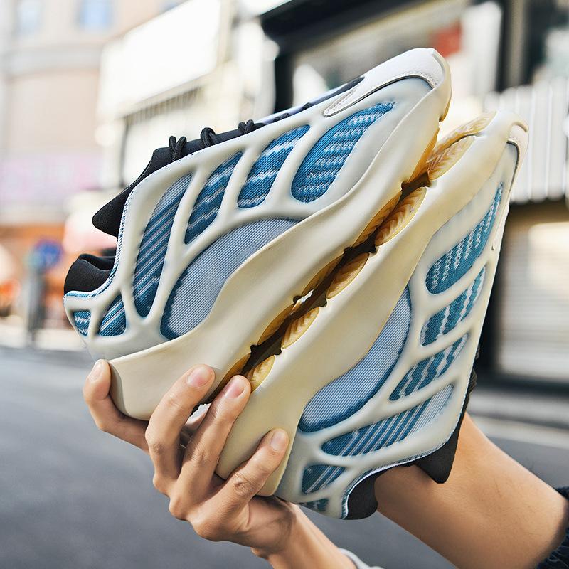 Coconut shoes spring, new casual dad shoes v special-shaped luminous casual sports shoes