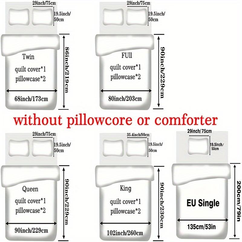 2/3D Dream Catcher Double Dragon Duvet Cover Set (1 Duvet Cover + 1/2 Pillowcase Coreless) - Soft Comfortable