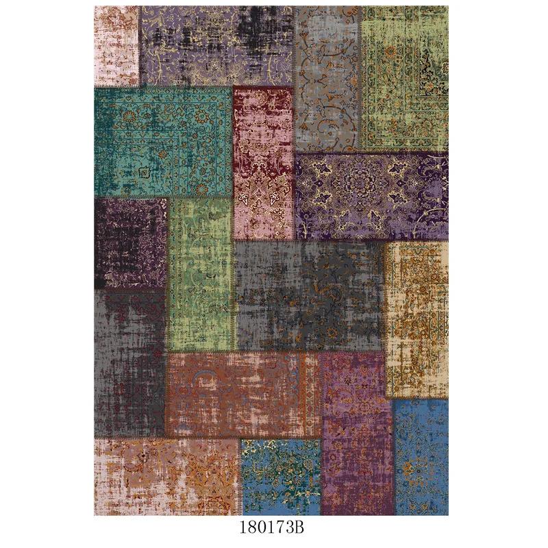 Nordic Ethnic Style Living Room Decoration Carpet Non-slip Area Rugs Carpets for Bedroom Home Decor Light Washable Mat Alfombra