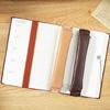 Leather Stylus Sleeve Portable Capacitive Pencil Case with Adjustable Elastic Band for Tablet Notebook Planner Folder