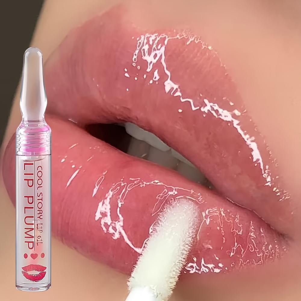 Lip Oil, Moisturizing and Full Lips, Colorful Lip Gloss, Spring and Summer Women's Lip Oil, Lip Fuller Gloss, Moisturizing Hydrating Lip Serum