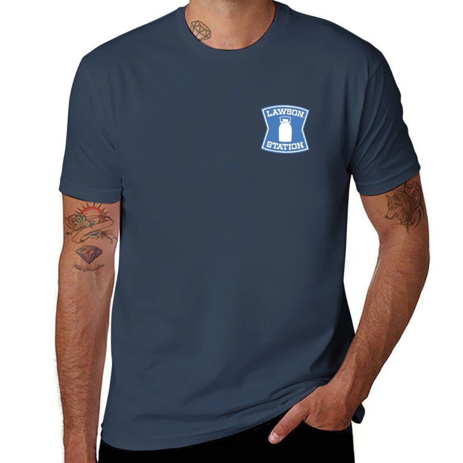Lawson Station T-Shirt new gifts and t-shirts quick-drying anime customizeds men workout shirt S