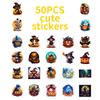 50 Halloween Halloween Pumpkin Witch Sticker Sticker Shein Horror Sticker