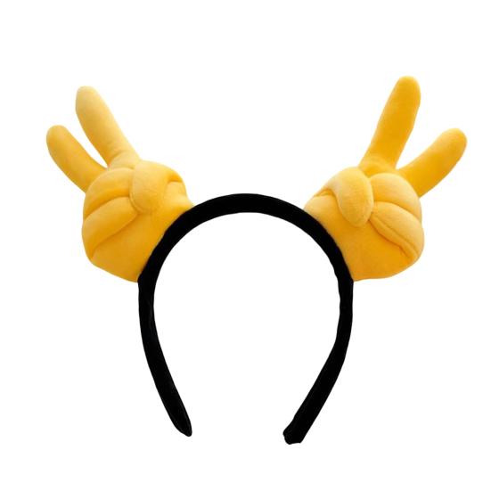 

Cosplay Headband Cartoon Heart Thumb Posture Design Girl Hair Hoop Lightweight Versatile Hairband Hair Accessory C