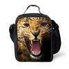 Animal School Lunch Bags Kids Boy's Food Carriers With Soft Handle For Travel