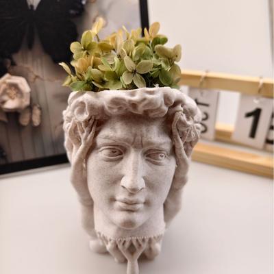 3D Printed Statue Flower Arrangement Vase Ornaments Decoration Vase Creative