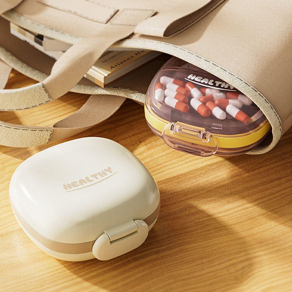 7 Compartment Sealed Pills Case Moisture-Proof Weekly Pills Container Chronic Patients