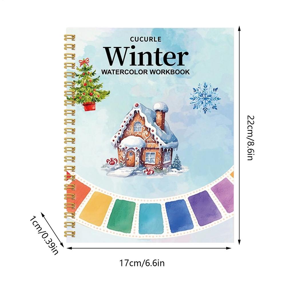 

Portable Watercolor Painting Book Coloring Craft Supplies with Paints Beginner s Practice Book For Painting Kids Graffiti Drawin