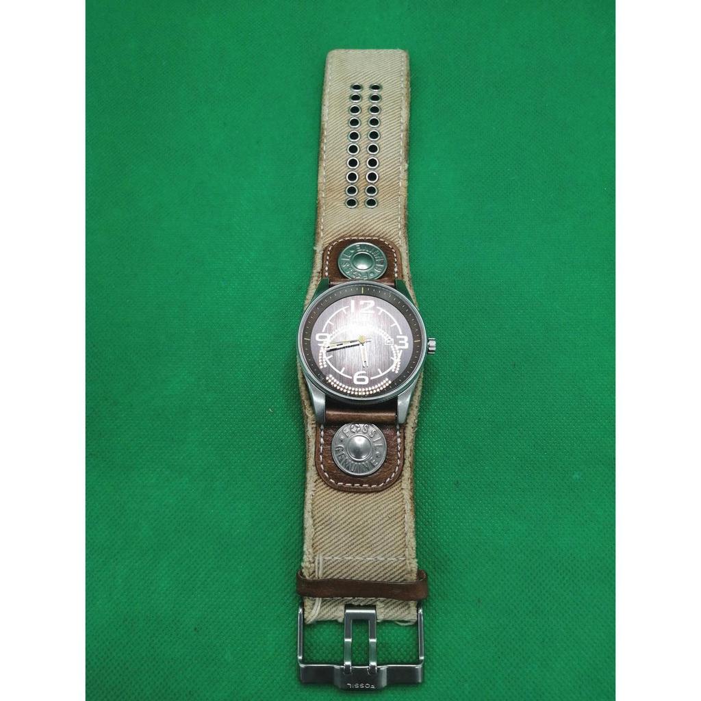 Used FOSSIL Beige Quartz Analog Wristwatch