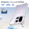 KEYSION Four-Corners Shockproof Transparent Case for OnePlus 15 5G Soft TPU+PC Clear Phone Back Cover for OnePlus 1+ 15