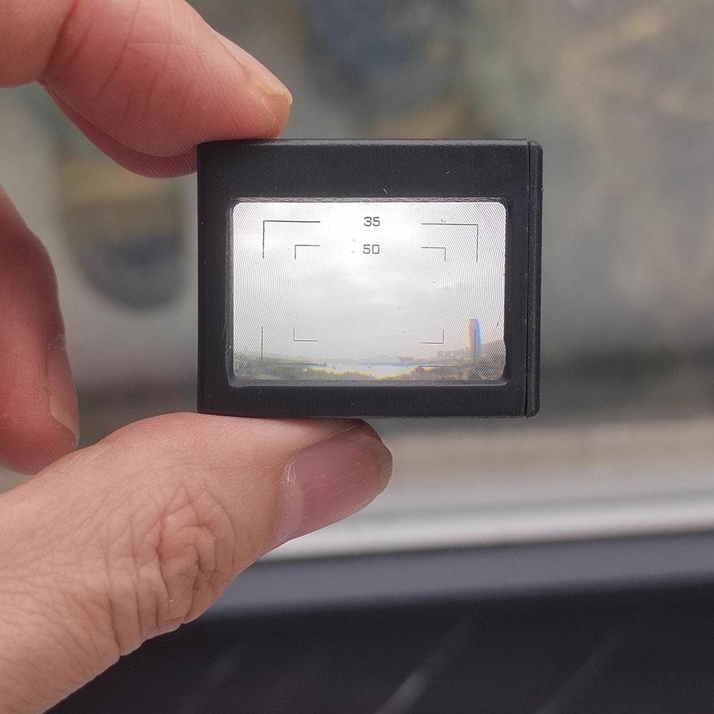 Optical Waist-level Viewfinder 28mm (with 35/50, 40 Frame Lines) Shoe Foot Offset Adjustable Pan-focus Partner For Photography